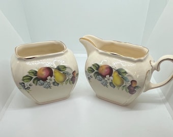 Cute Little Vintage Cream and Sugar Set, Sadler England