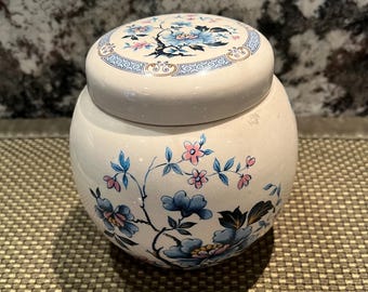 English Sadler Floral Ginger Jar
