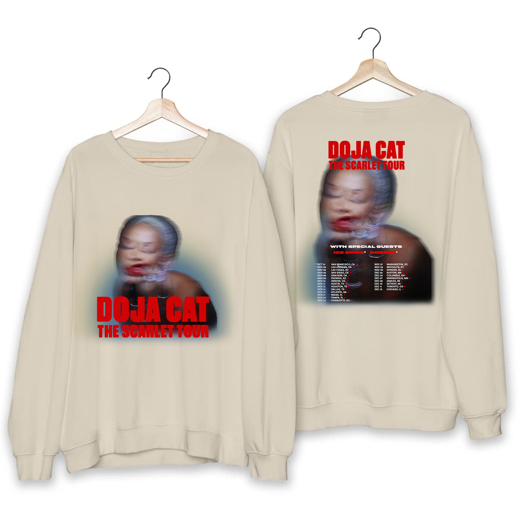 Vintage Doja Cat The Scarlet Tour 2023 Shirt Doja Cat Fan Shirt The Scarlet  2023 Concert Shirt Doja Cat Band Shirt Music Tour 2023 Shirt Unique -  Revetee