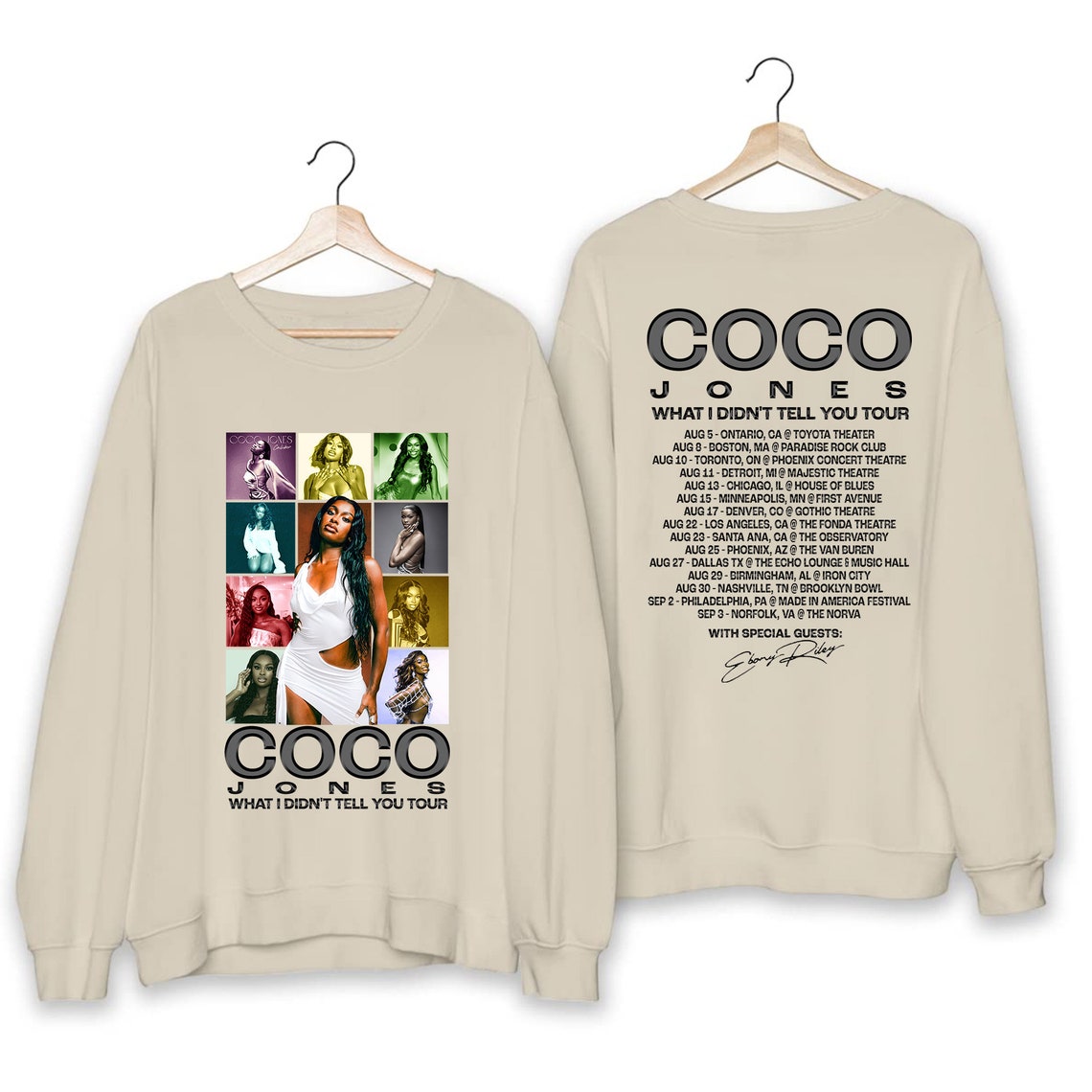 Coco Jones 2023 Concert Png, Coco Jones What I Didnt Tell You Tour Png, What I Didnt Tell You