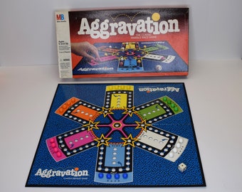 Milton Bradly Aggravation the Classic Marble Game 1989