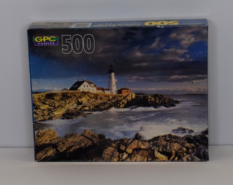 GPC Puzzles Scenic Scape Series 500 Piece Puzzle Portland Maine