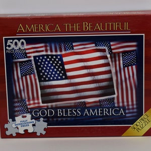 America the Beautiful 500 piece Jigsaw puzzle