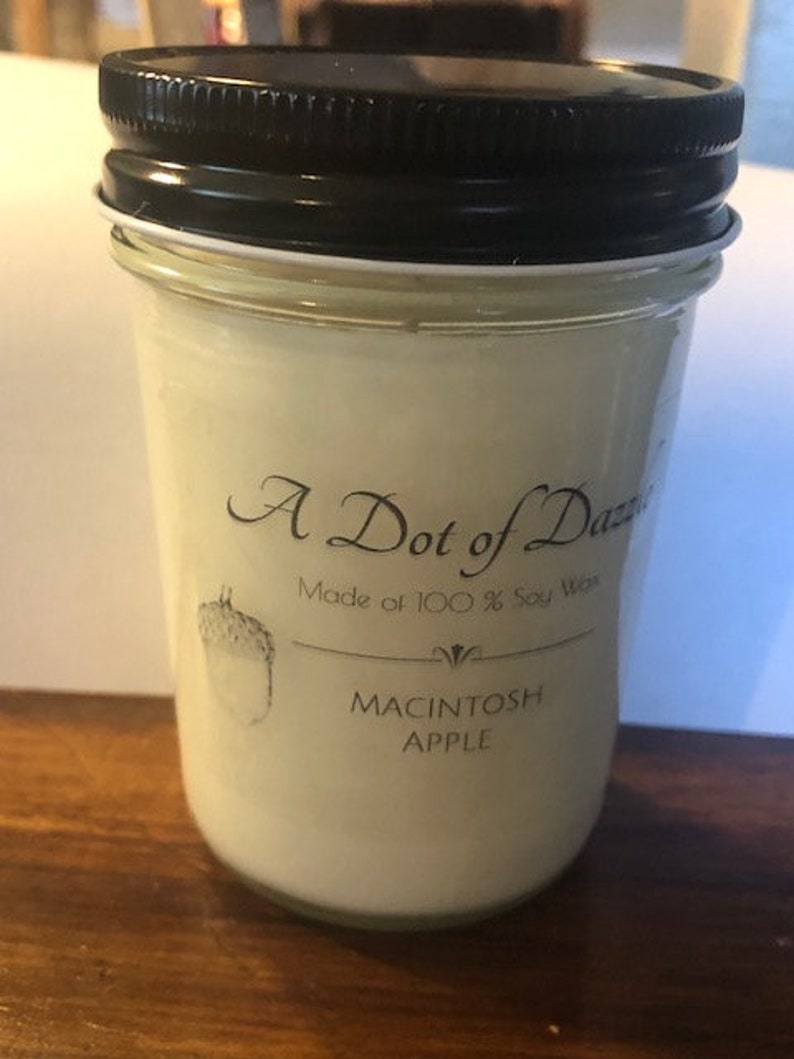 Soy Candles in 8 Ounce Jelly Jar Etsy