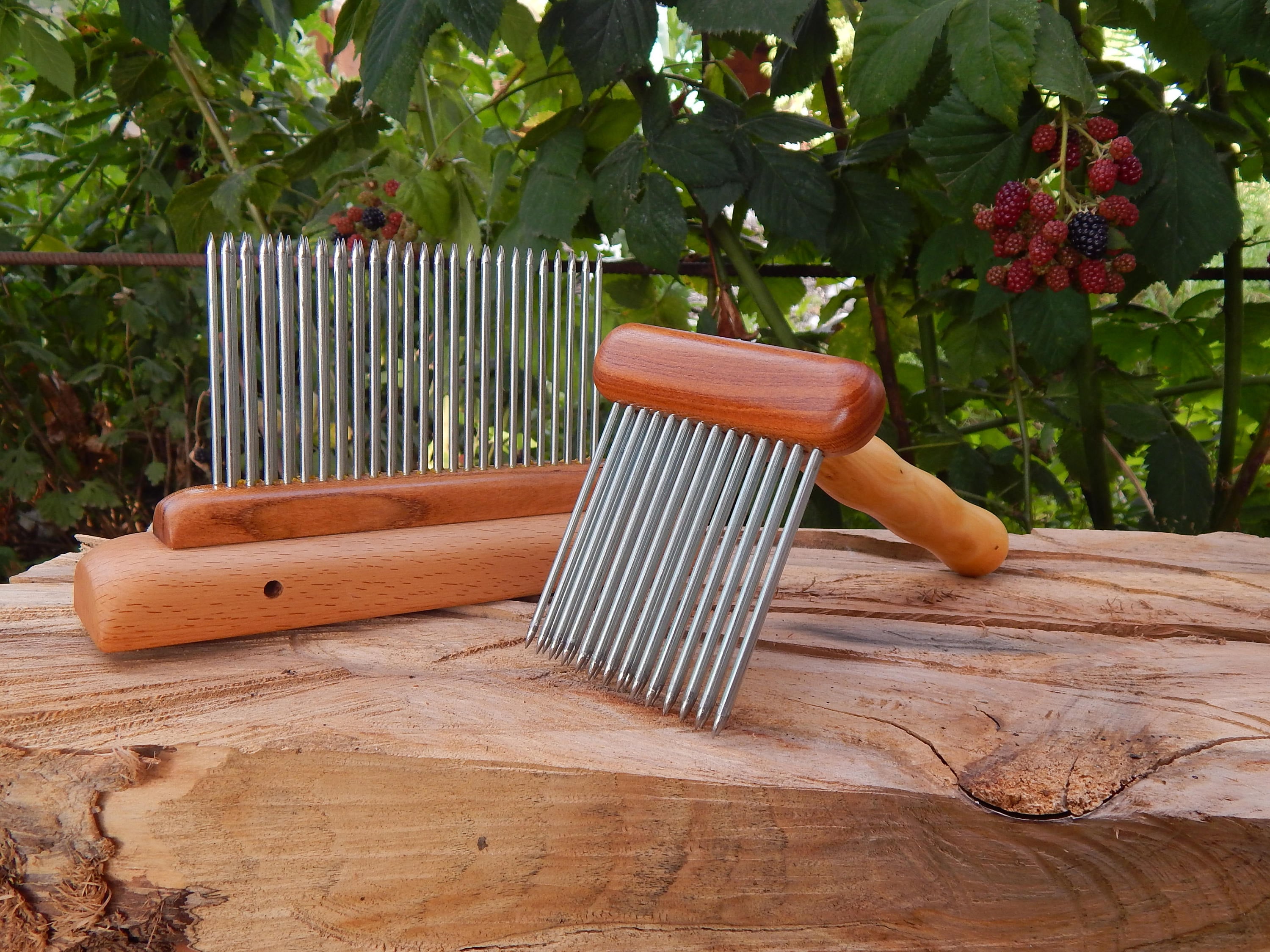 Hackle and Carding Comb. wool comb and blending hackle set 2 Etsy