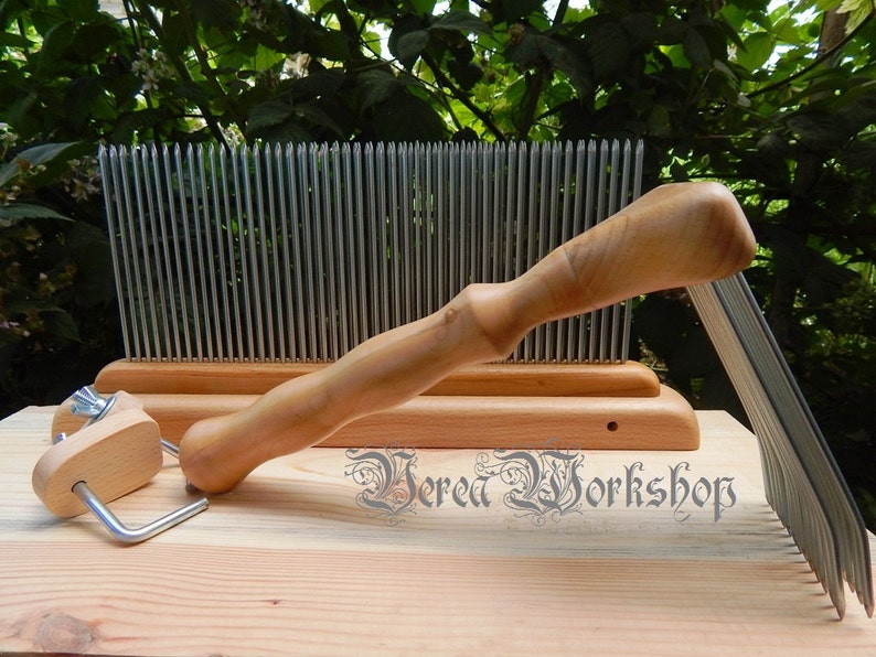 Hackle and Carding Comb/wool Comb and Blending Hackle Set 1 Etsy