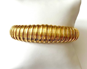 Exceptional 18KT Vintage Tubogas Bracelet
