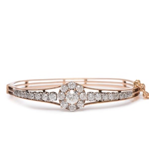 Réglable 1.5 ct Diamant 14K Or Blanc Finition Bracelet Pour Femmes rubyshire 