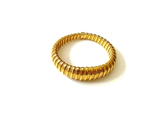 Exceptional 18KT Vintage Tubogas Bracelet - image 3