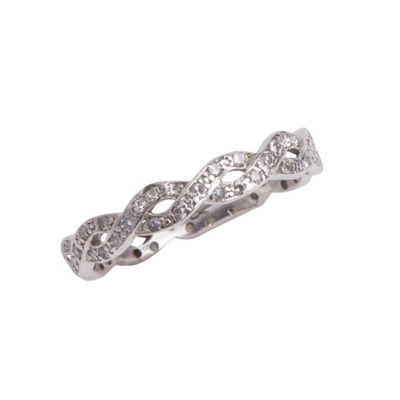 1940's Diamond Infinity band - image 1