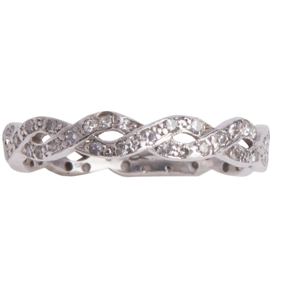 1940's Diamond Infinity band - image 3