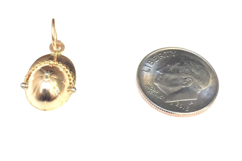 Yellow Gold Jockey Cap 14 Kt