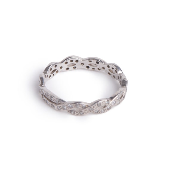 1940's Diamond Infinity band - image 4