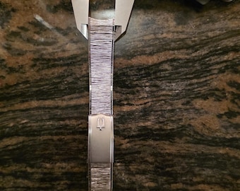 vintage bulova accutron watch bracelet