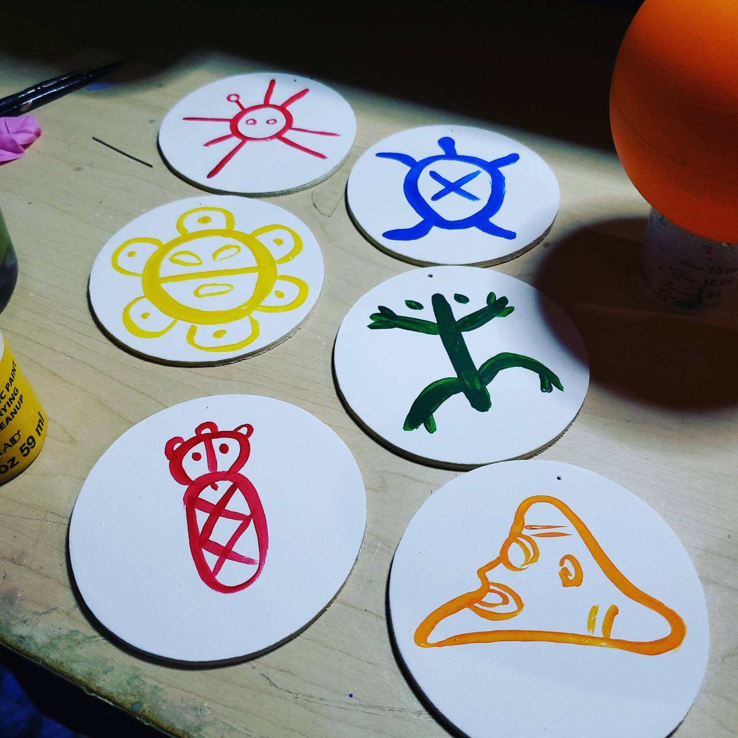 Christmas Ornaments Taino Symbols Etsy