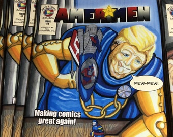 AmeriMen Issue #1 printed comic