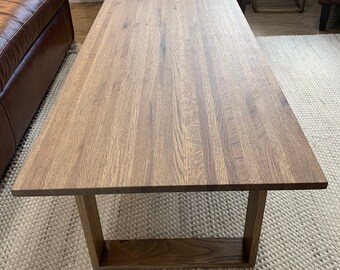 White Oak Coffee Table - Etsy