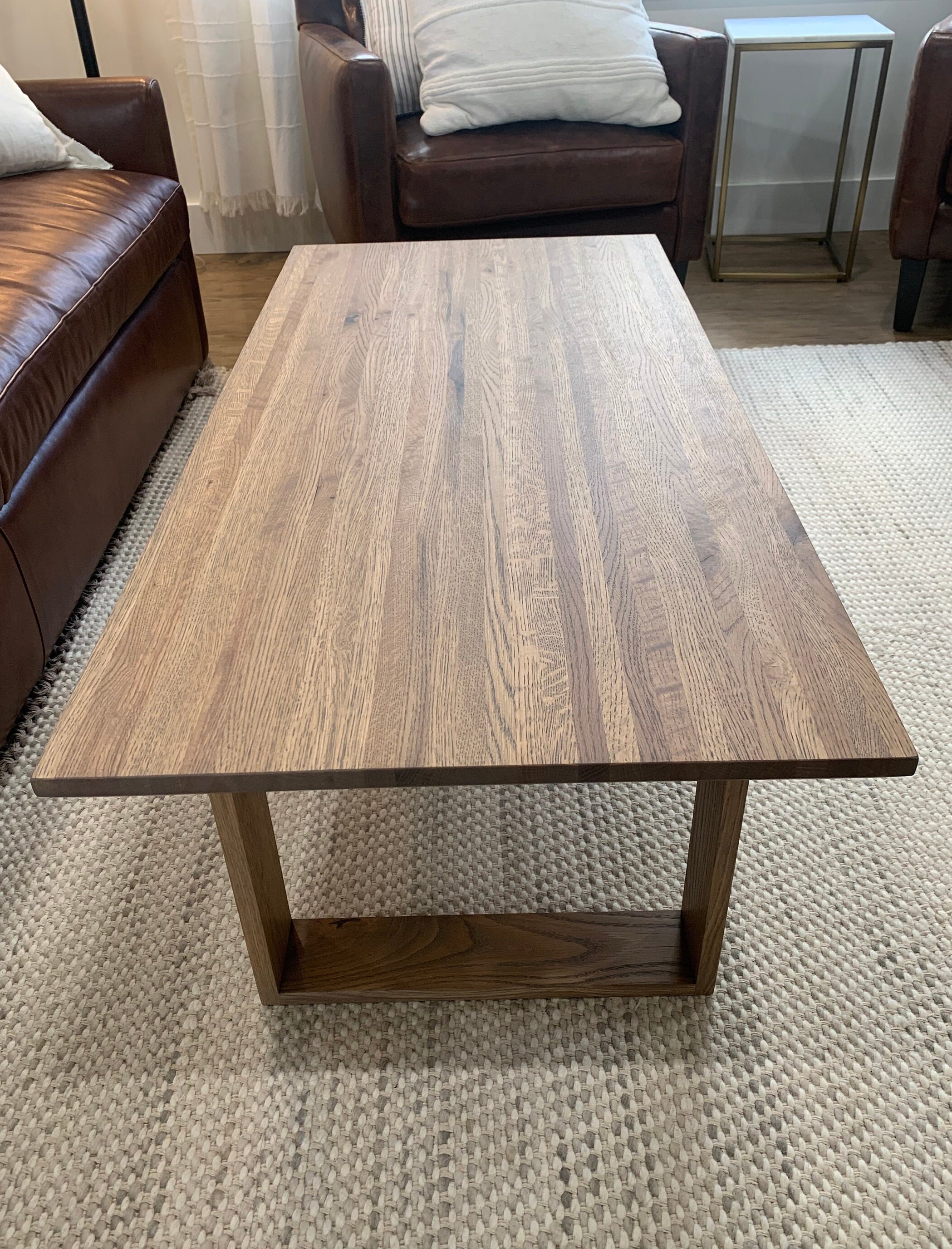 White Oak Coffee Table - Etsy