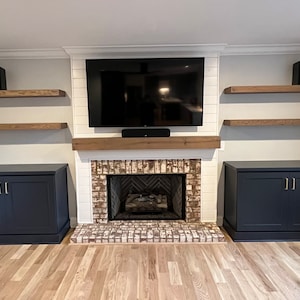 Custom White Oak Mantels