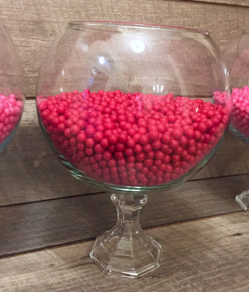 Set of 3 XL Round Candy Buffet Jars Candy Jars Candy Etsy