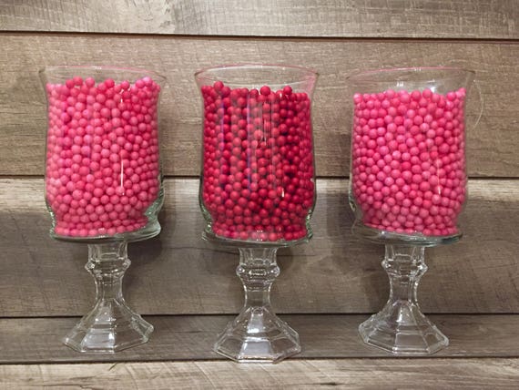 Set Of 3 Small Glass Candy Buffet Jars Candy Jars Candy Etsy