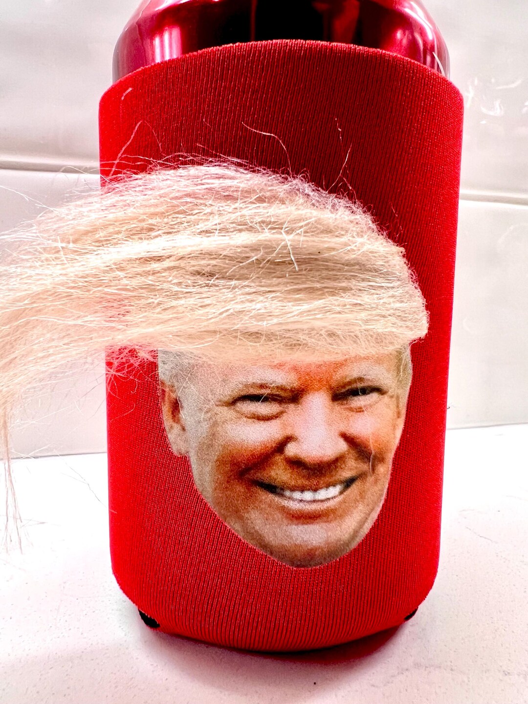 Trump 2024 Can Koozie With Hair / Can Beer, Soda Coooler / Maga / Donald Trump / President Etsy
