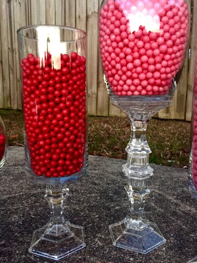 Set of 5 Glass Candy Buffet Jars Candy Jars Candy Buffet Etsy