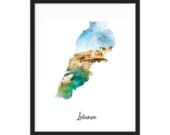 Lebanon Wall Art Etsy