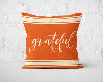 DECOPOW Embroidered Inspirational Quote Pillow Covers,Square 18 inch Decorative Pillow Cover with Begin Each Day with A Grateful Heart Pattern Cover ONLY DECOPOW Embroidered Inspirational Quote Pillow Covers,Square 18 inch Decorative Pillow Cover with Begin Each Day with A Grateful Heart Pattern Cover ONLY