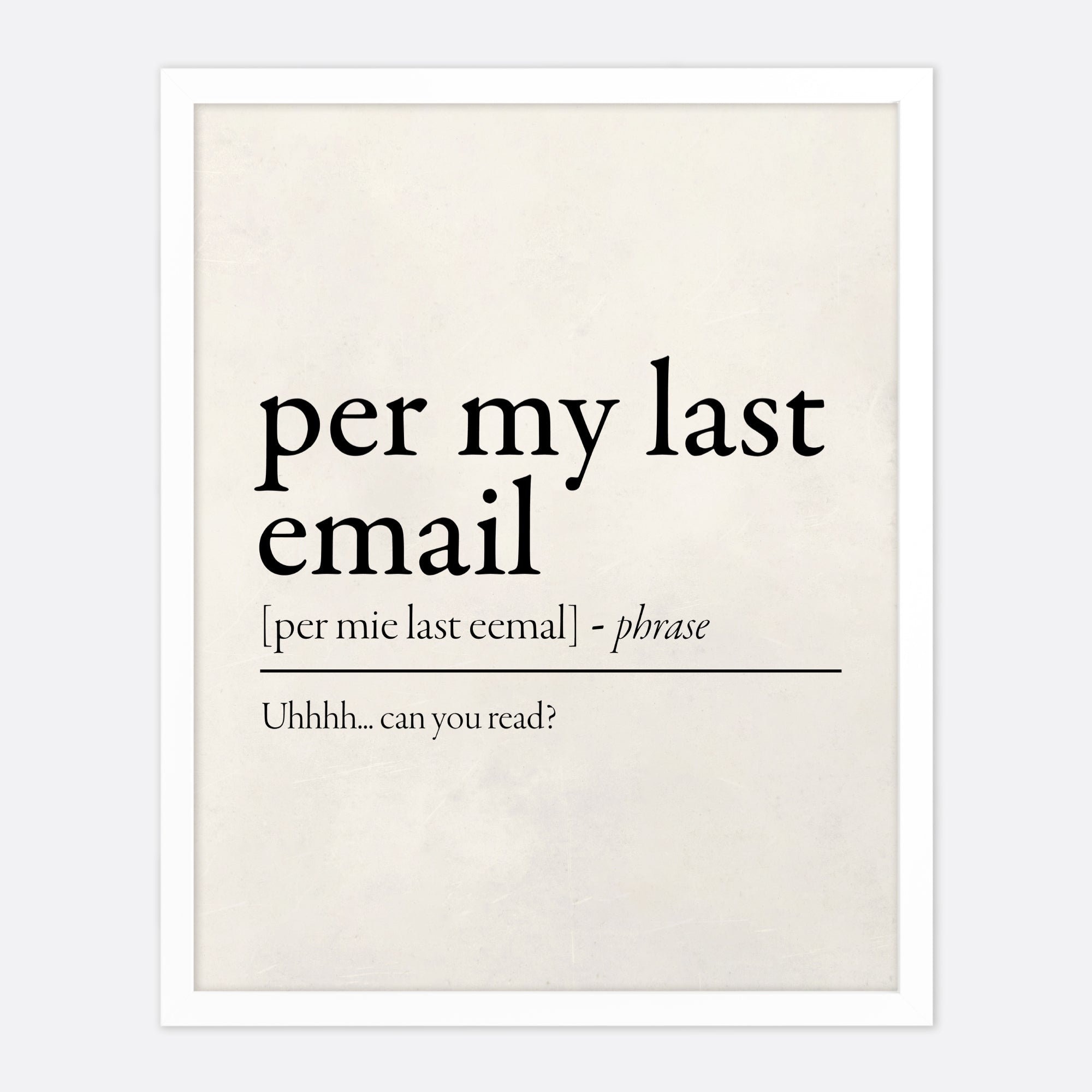 Per My Last Email Etsy