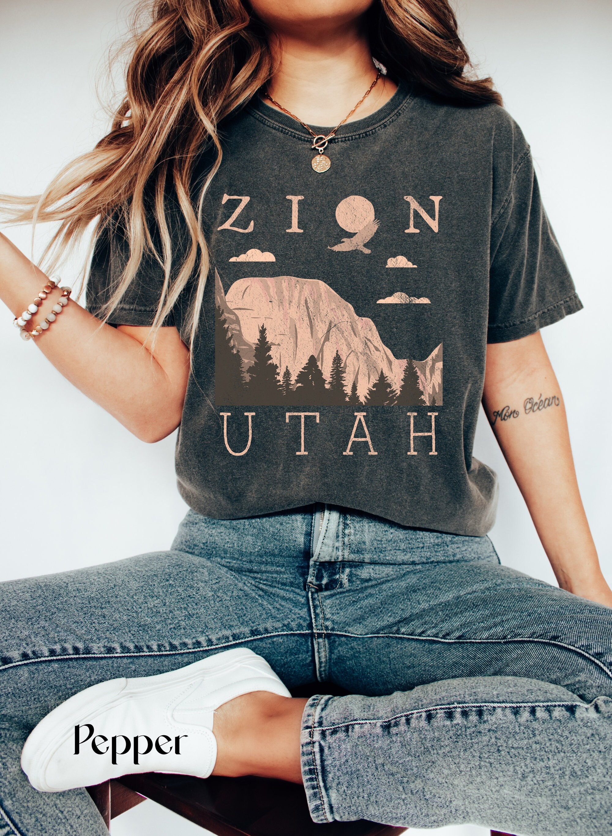 Zion National Park Shirt Hiking Shirts Adventure Shirts Etsy