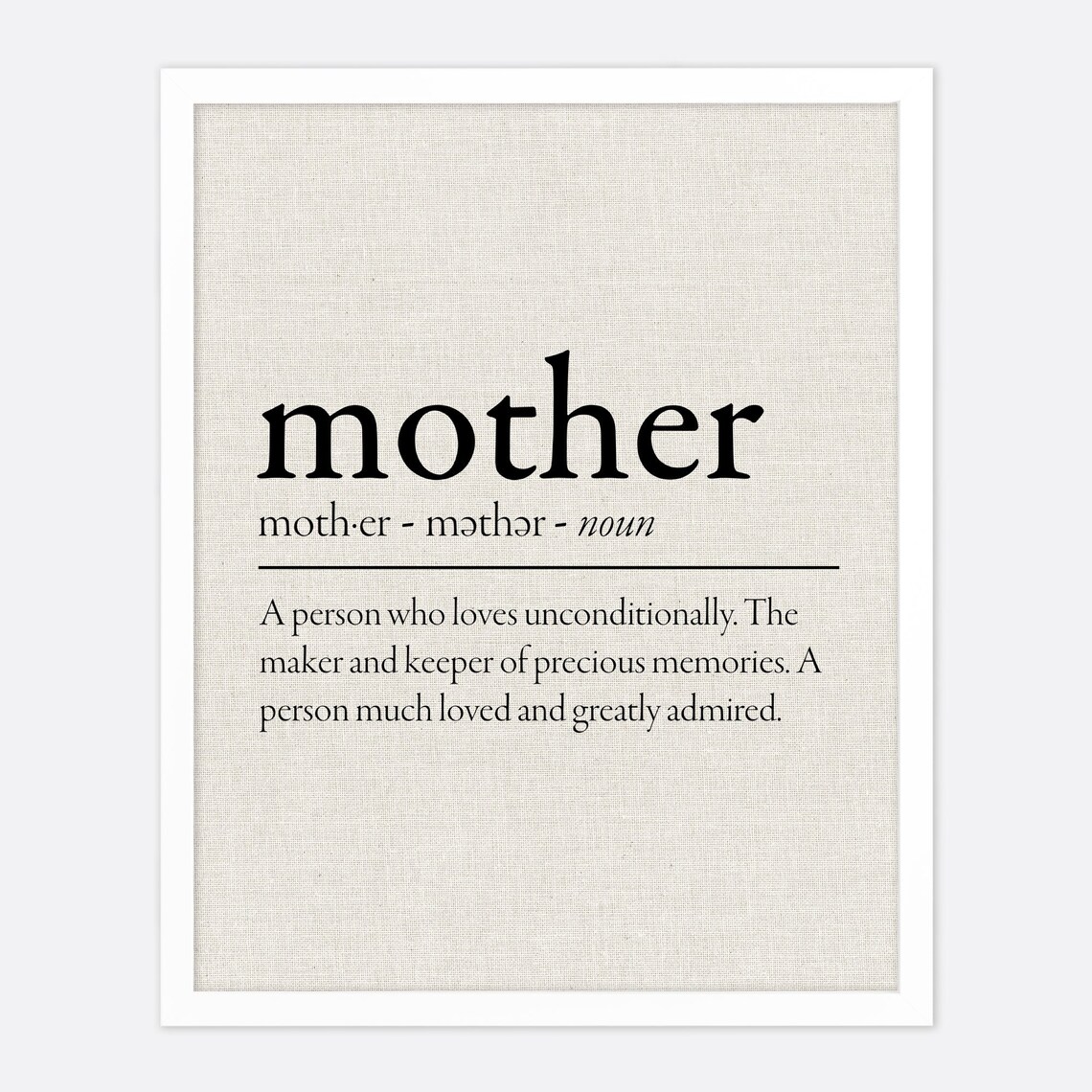 Mother Definition 5x7