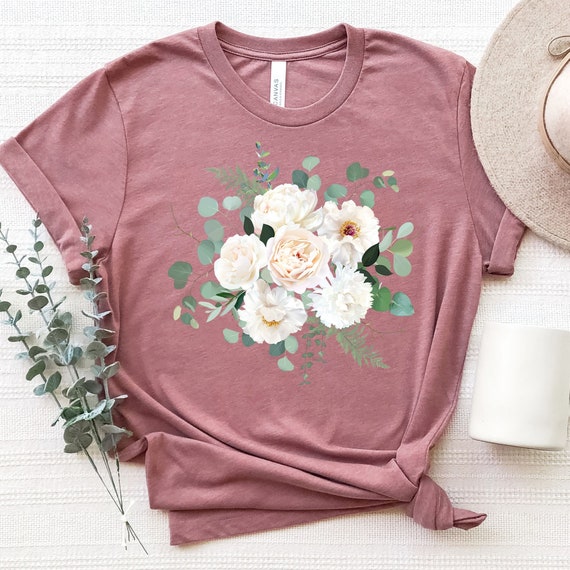 Flower Print Ladies Shirts