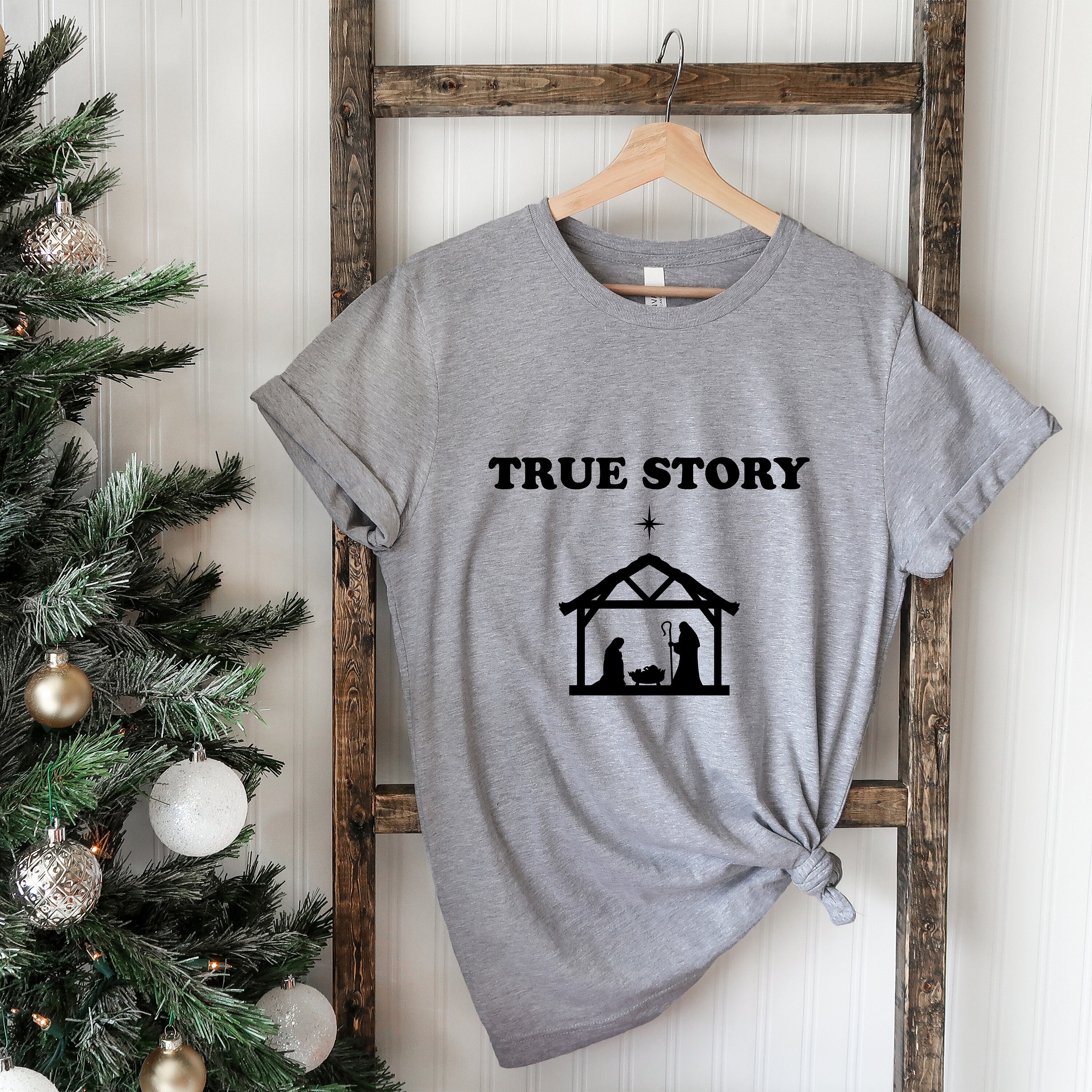 True Story Christmas ShortSleeve Unisex TShirt Christmas  Etsy