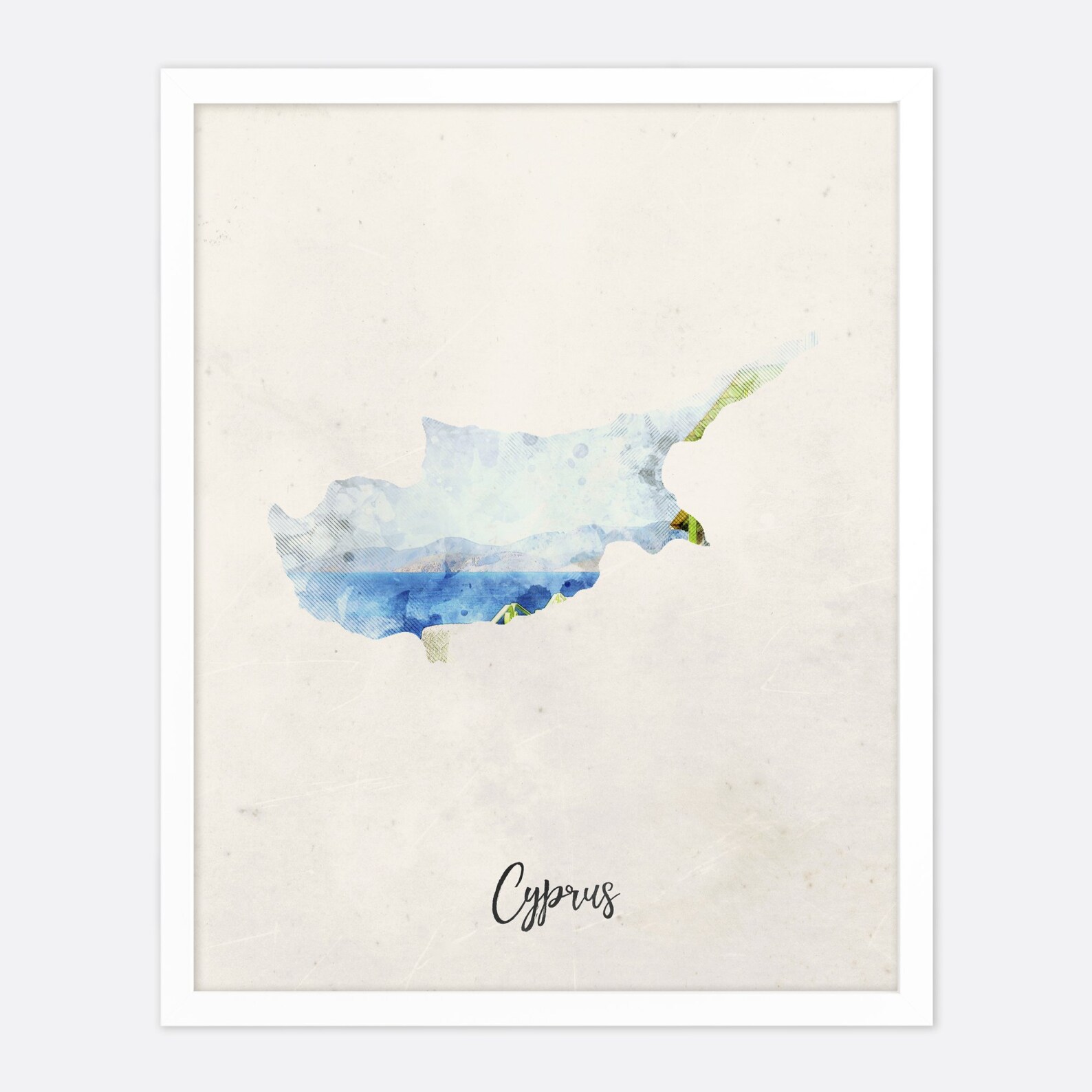 Cyprus Wall Art Print Vintage Home Decor Poster Print Travel Etsy