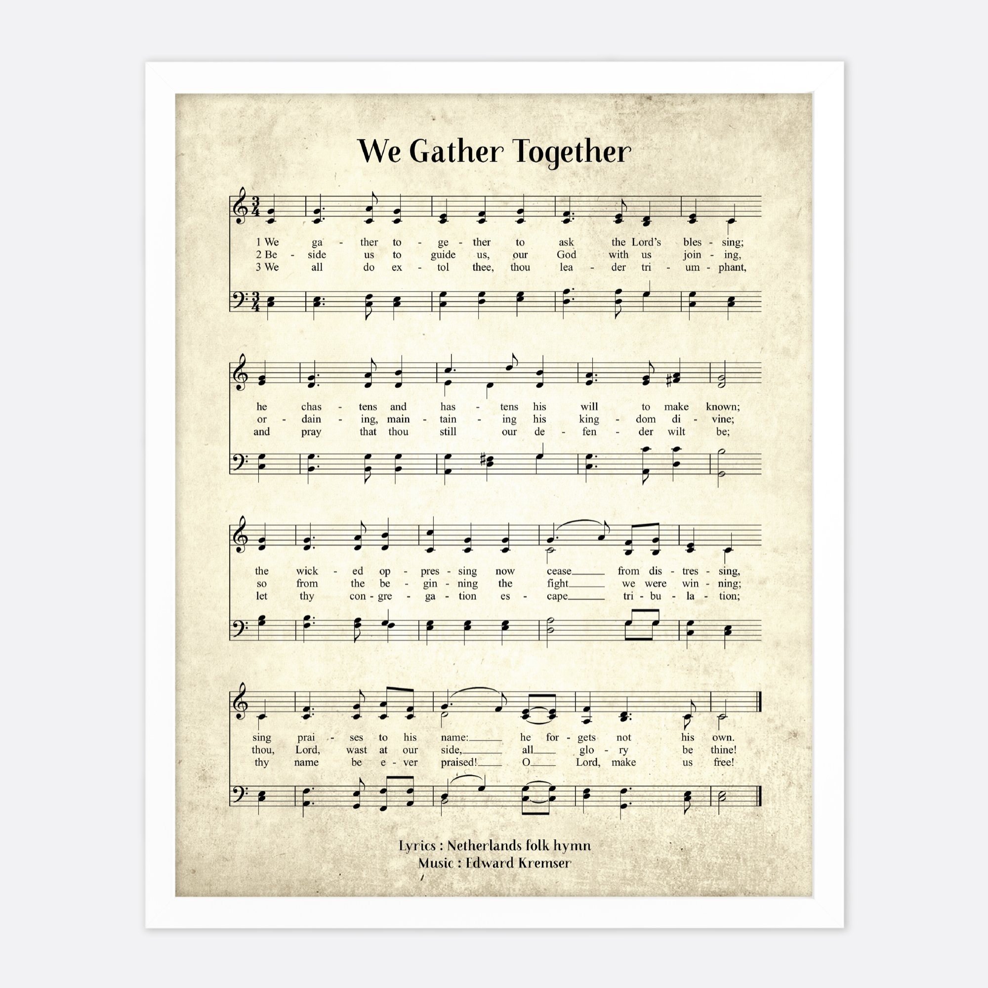 We Gather Together Etsy