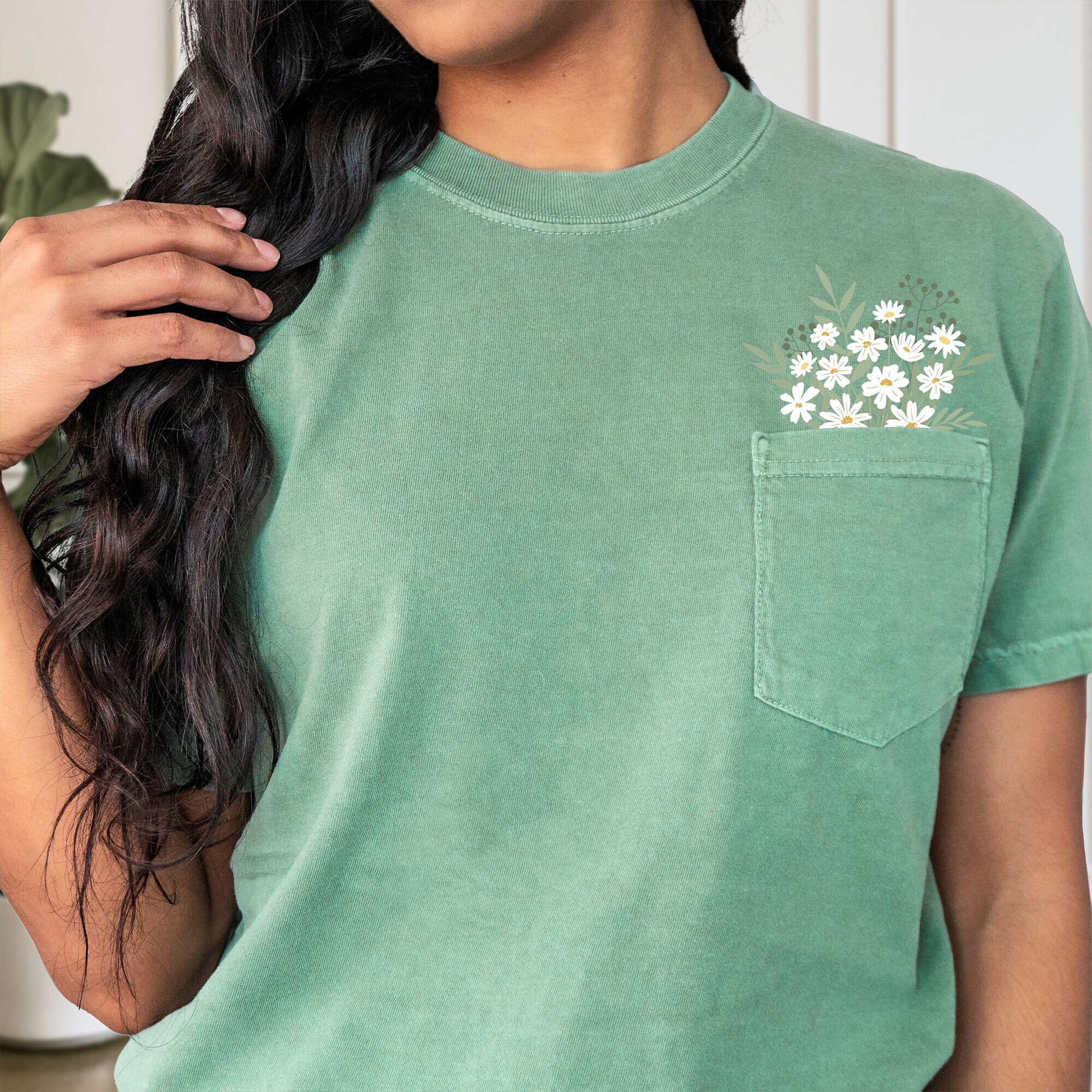 printed pocket t shirts
