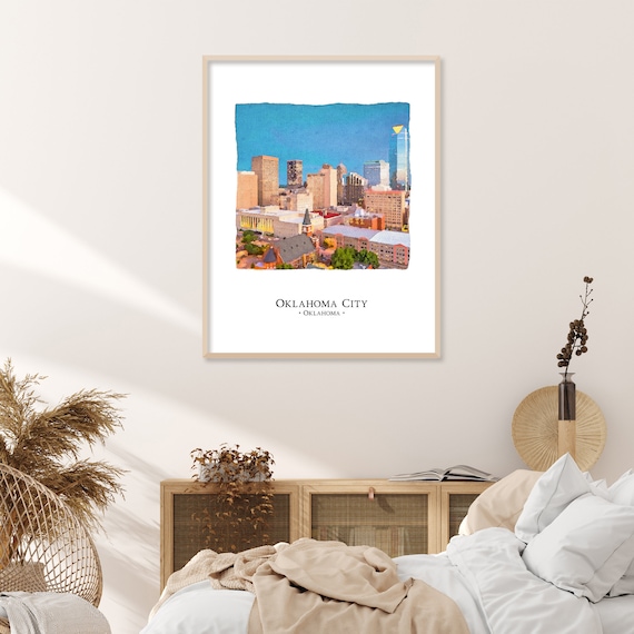 Oklahoma Art Print Vintage Wall Art Print Biblical Print Etsy