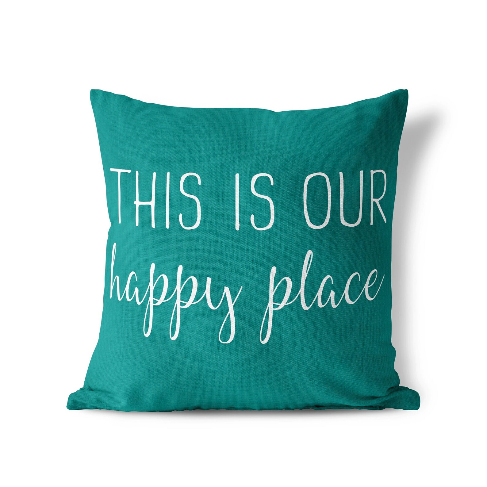 This is Our Happy Place Pillow Cover Etsy