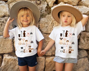 Dog Farm Animal Kids Shirt Tshirt Tee Cute Children Toddler ...