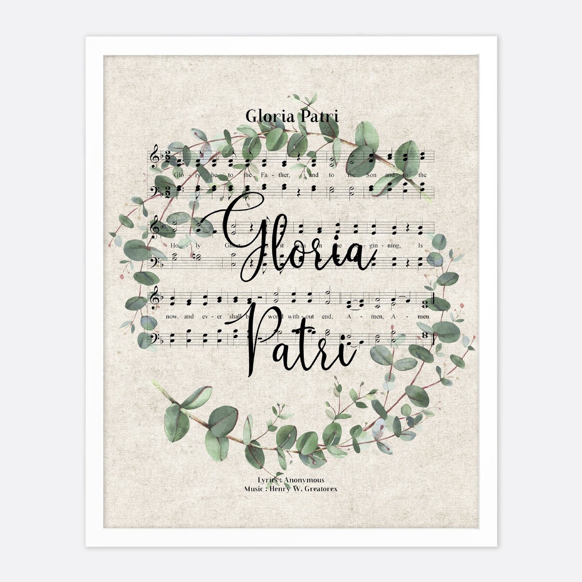 Gloria Patri | Etsy