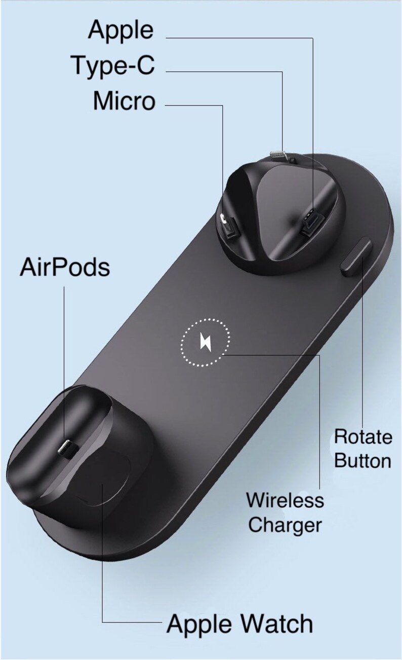 Charging Station Organizer 6 IN 1 for Multiple Etsy Australia
