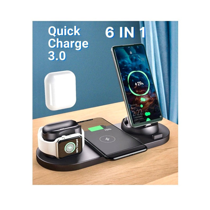 Charging Station Organizer 6 IN 1 for Multiple Etsy Australia