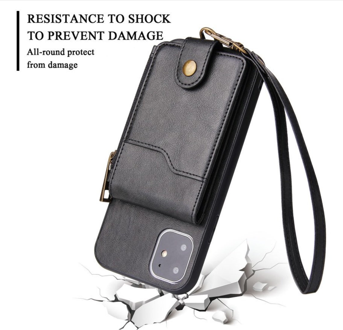 Phone Case with Wallet for Men/Card Holder/Strap/Pop Etsy