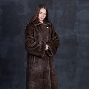 Fake Mink Fur Coat - Etsy