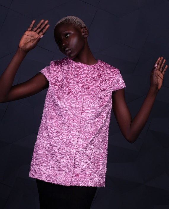 Die rosa Weste für Auffallende Frauen Knalliges