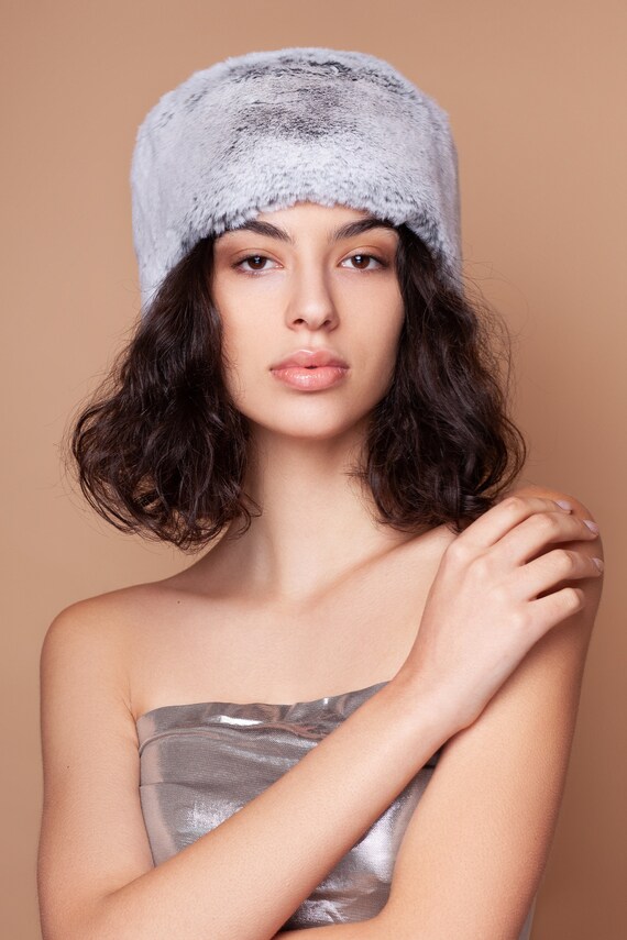 Chinchilla Hat - Exclusive Tissavel Eco Fur - Luxury Winter  display picture 2