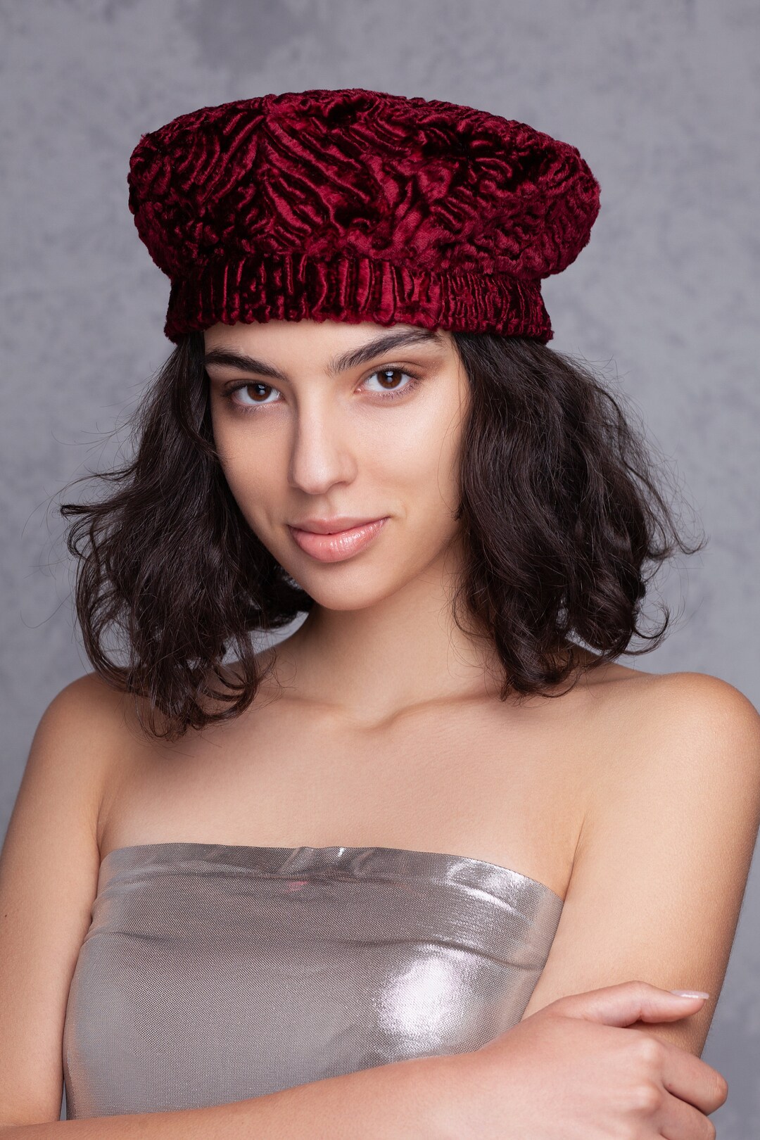 Beret Hats. French Berets. Fur Beret. Fashion Berets. Faux Fur Berets