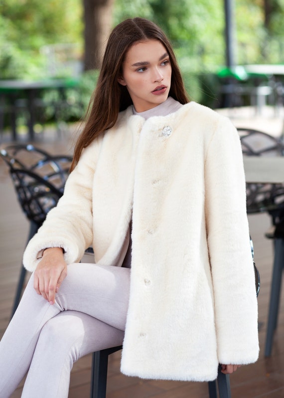 ⭕️パールホワイトミンクコート 世界中のセレブに愛され続けています☆パールホワイトミンクコート 白