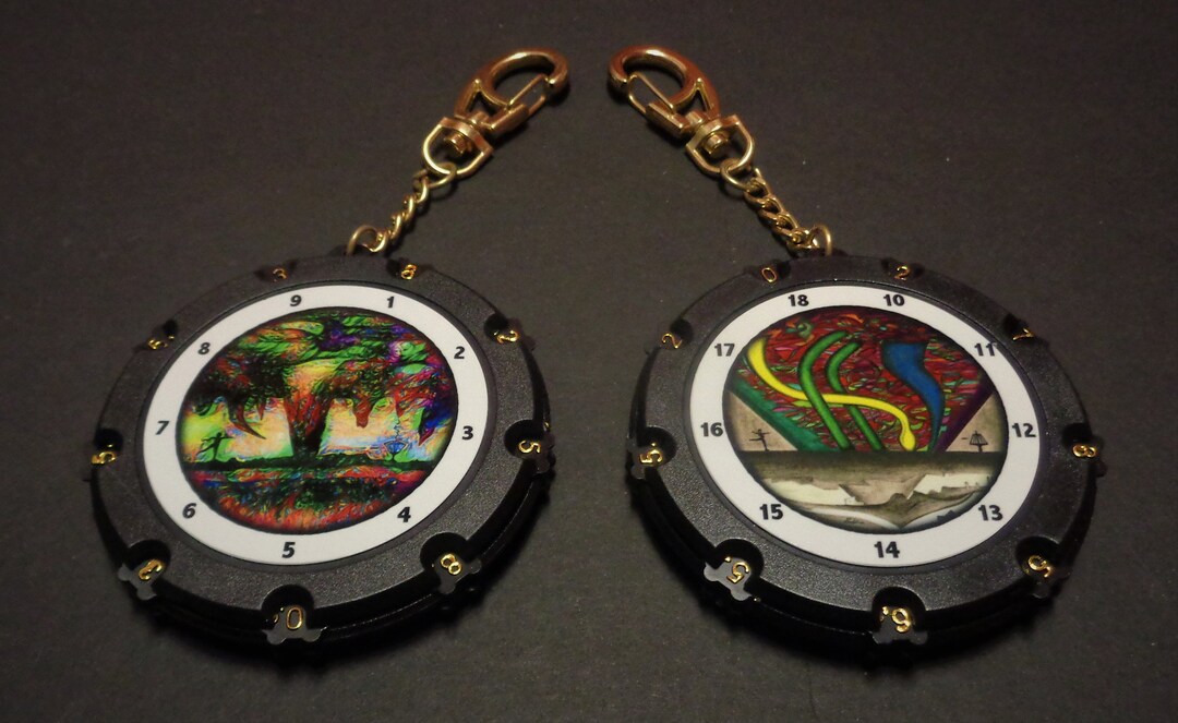 New Disc Golf Art 1 Scorekeeper Bag Tag. Etsy